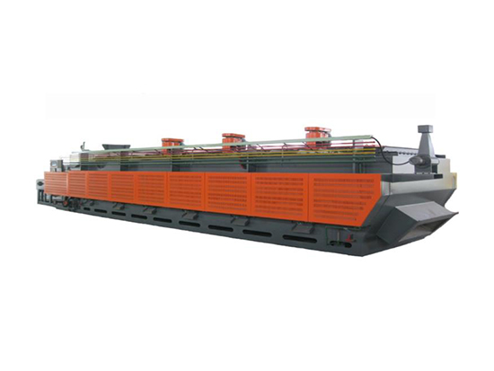 托輥傳動網帶式可控氣氛熱處理爐生產線 